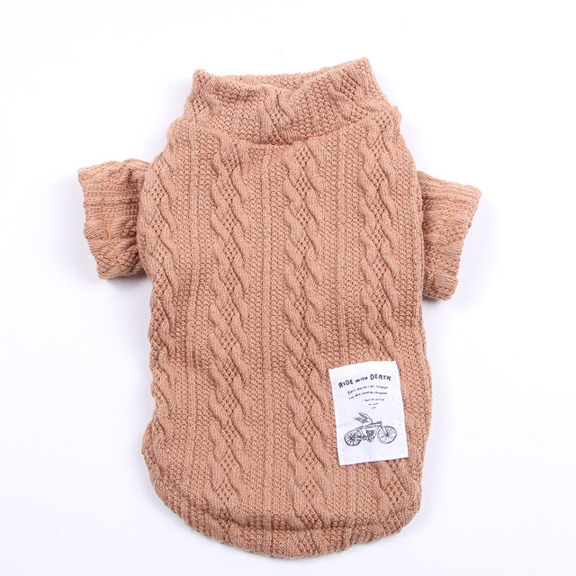 Roupinha de inverno Tricot Pets