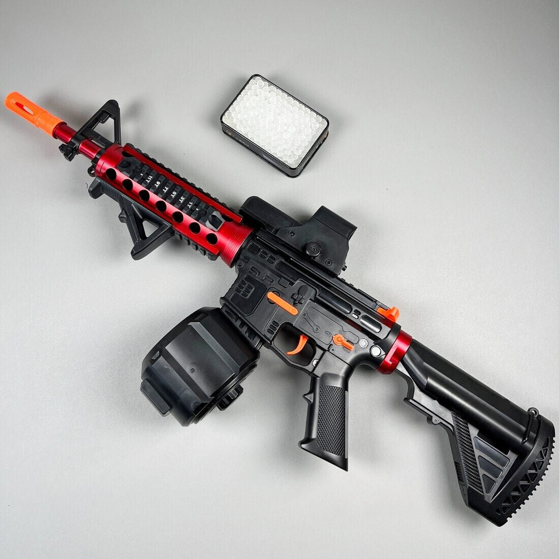 Lançador M416 Gel Blasters - vermelha