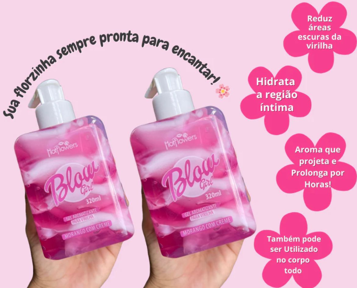 Creme Blow Girl - Gel Aromatizante 2 por 1