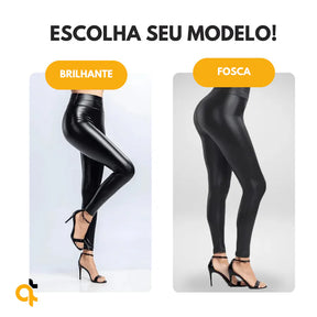 Calça Legging de Couro Aveludada - HotPants [COMPRE 1 LEVE2]