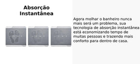 Tapete Super Absorvente Para Banheiro - Produto Premium