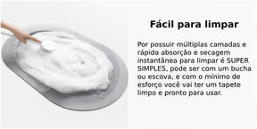 Tapete Super Absorvente Para Banheiro - Produto Premium