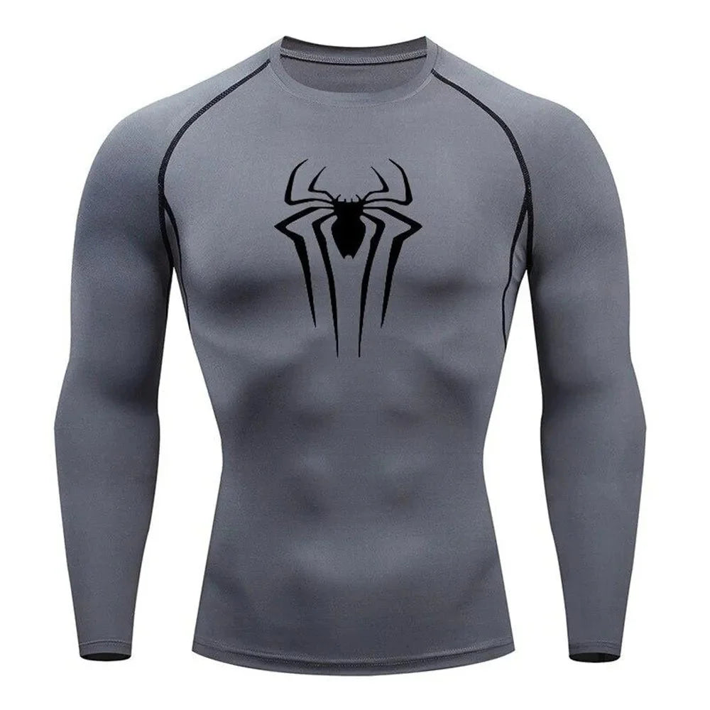 CAMISETA GYM SPIDERMAN LONG SLEEVE